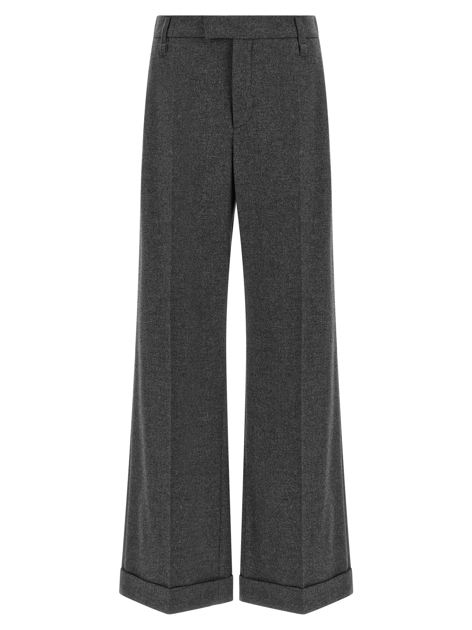 Graue Hose aus reiner Schurwolle
