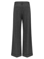 Graue Hose aus reiner Schurwolle