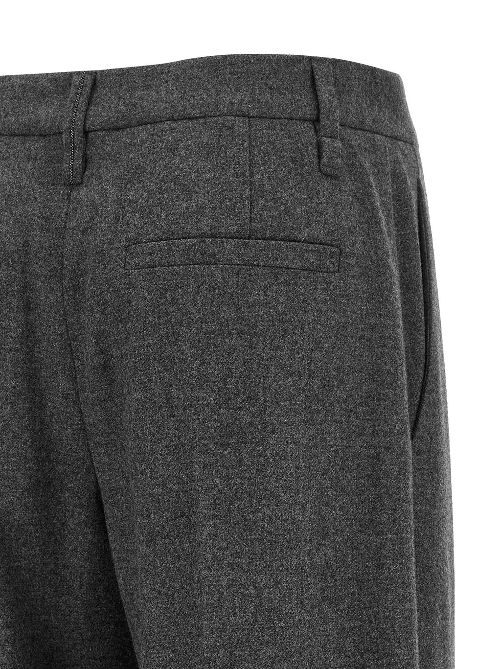 Graue Hose aus reiner Schurwolle