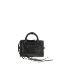 Schwarze Lammleder Schultertasche Ovis Aries Aries
