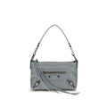 Graue Lammleder Schultertasche Ovis Aries Aries