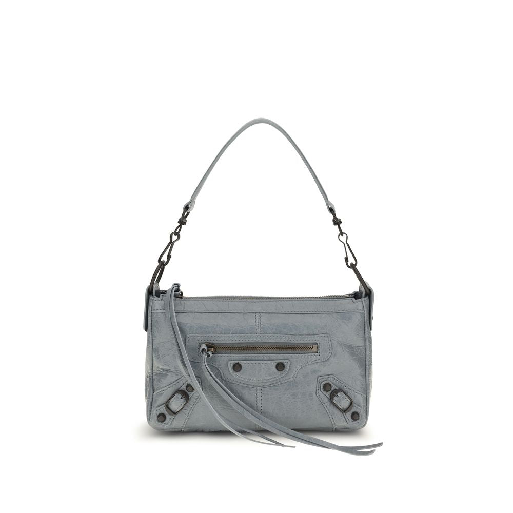 Graue Lammleder Schultertasche Ovis Aries Aries