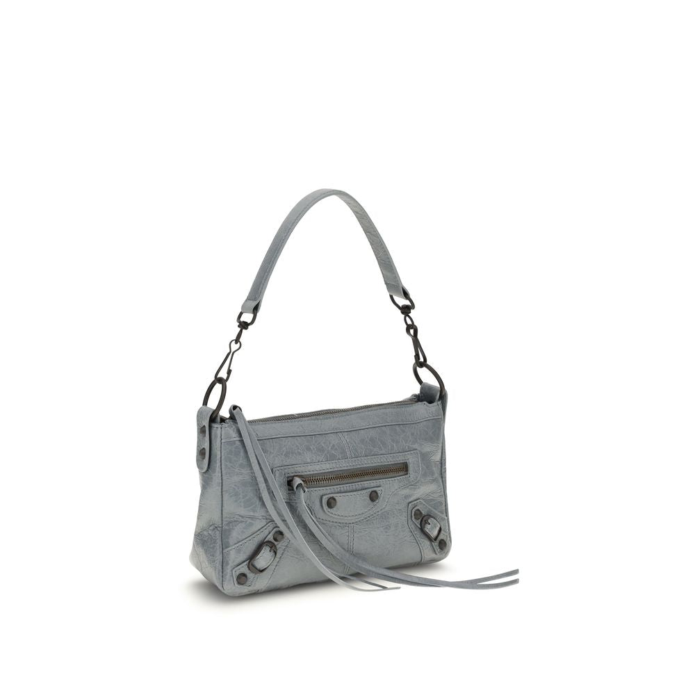 Graue Lammleder Schultertasche Ovis Aries Aries