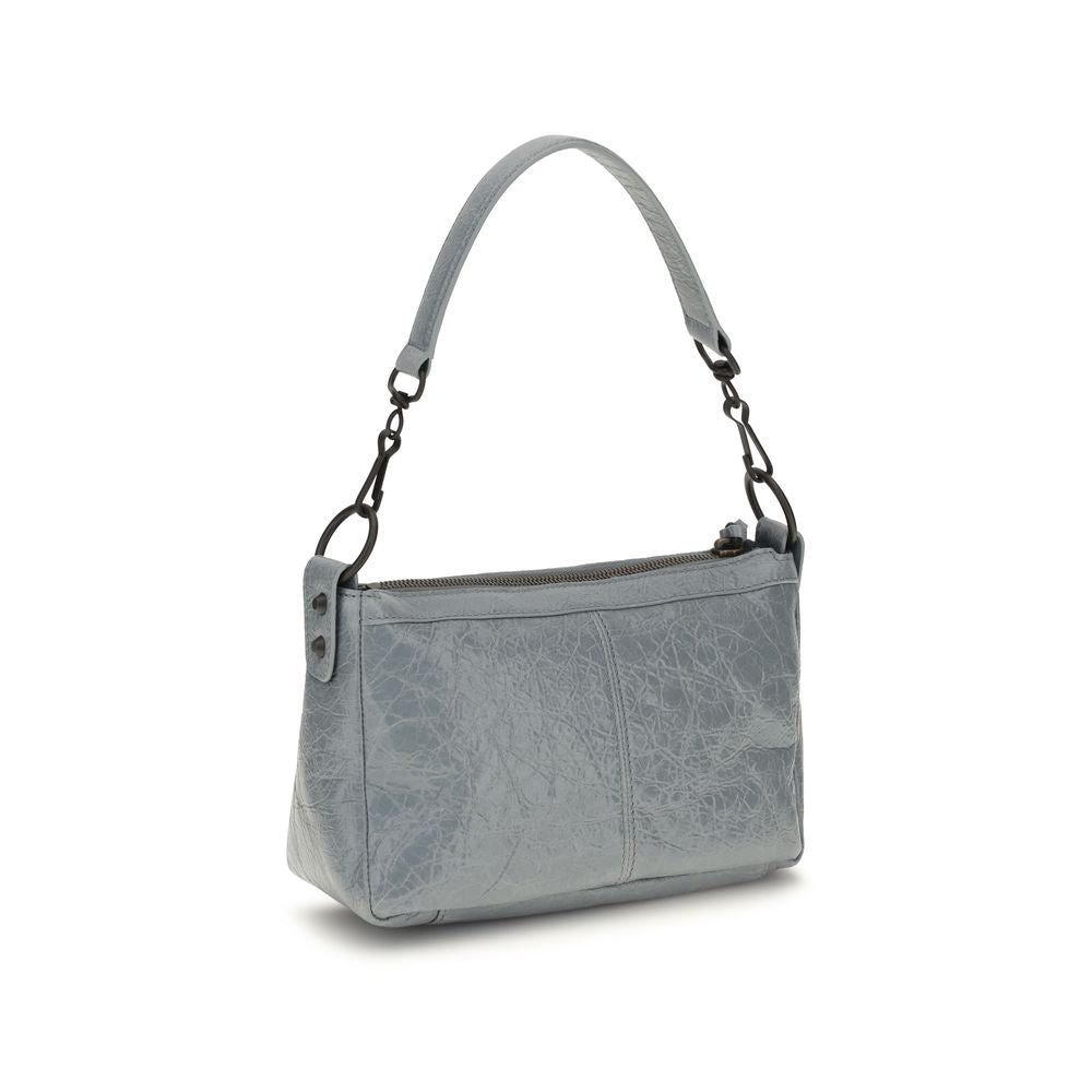 Graue Lammleder Schultertasche Ovis Aries Aries