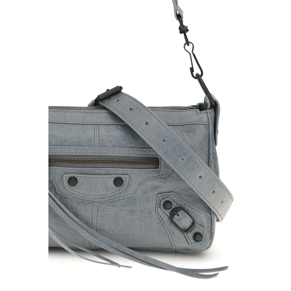Graue Lammleder Schultertasche Ovis Aries Aries