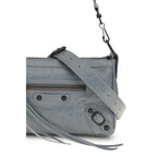 Graue Lammleder Schultertasche Ovis Aries Aries