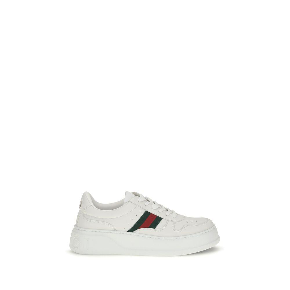 Weiße Kalbsleder Bos Taurus Chunky Sneaker