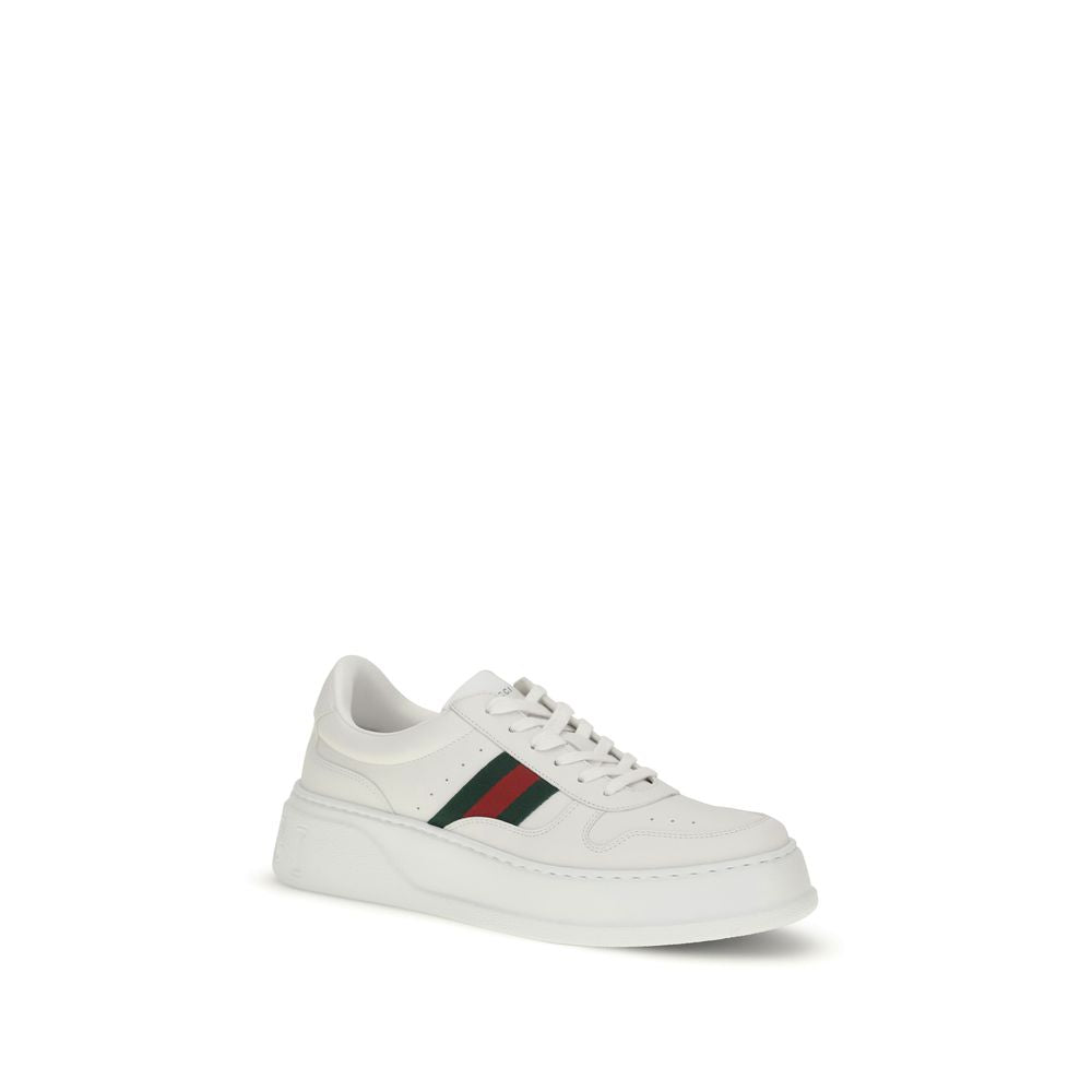 Weiße Kalbsleder Bos Taurus Chunky Sneaker