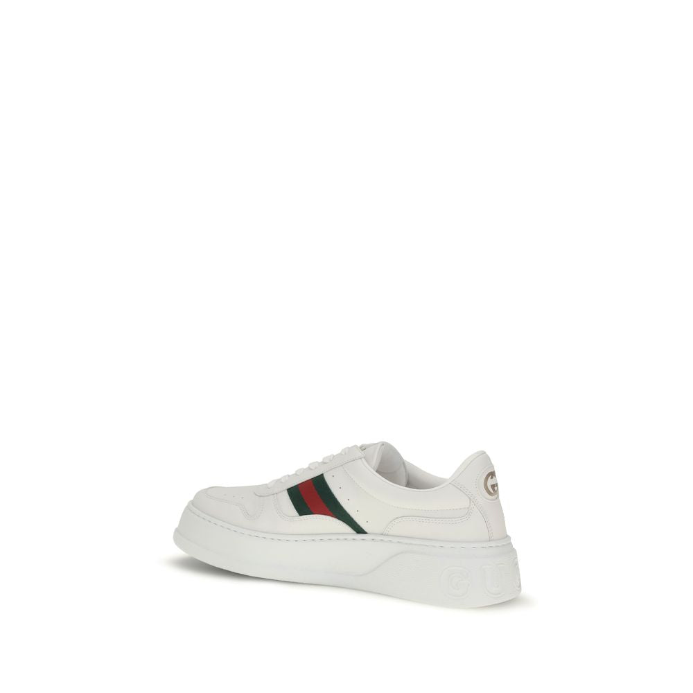 Weiße Kalbsleder Bos Taurus Chunky Sneaker