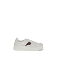 Weiße Kalbsleder Bos Taurus Chunky Sneaker