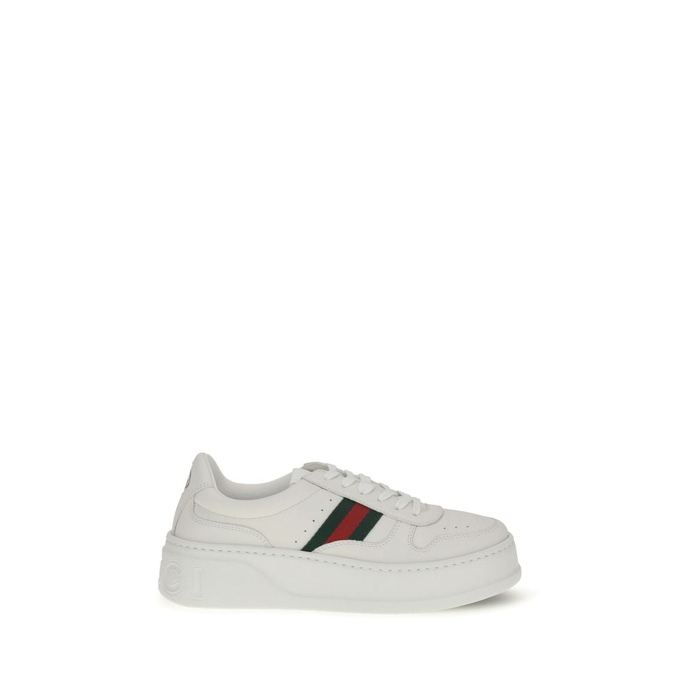 Weiße Kalbsleder Bos Taurus Chunky Sneaker
