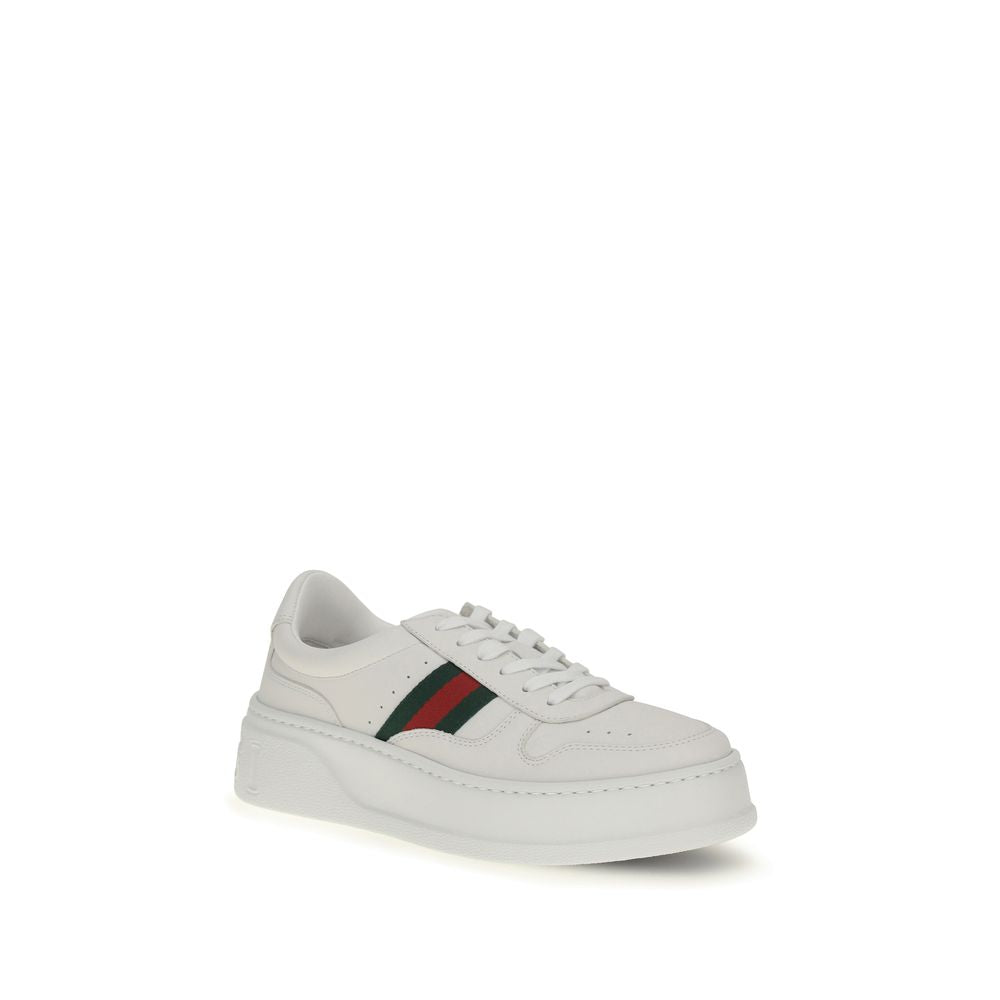 Weiße Kalbsleder Bos Taurus Chunky Sneaker