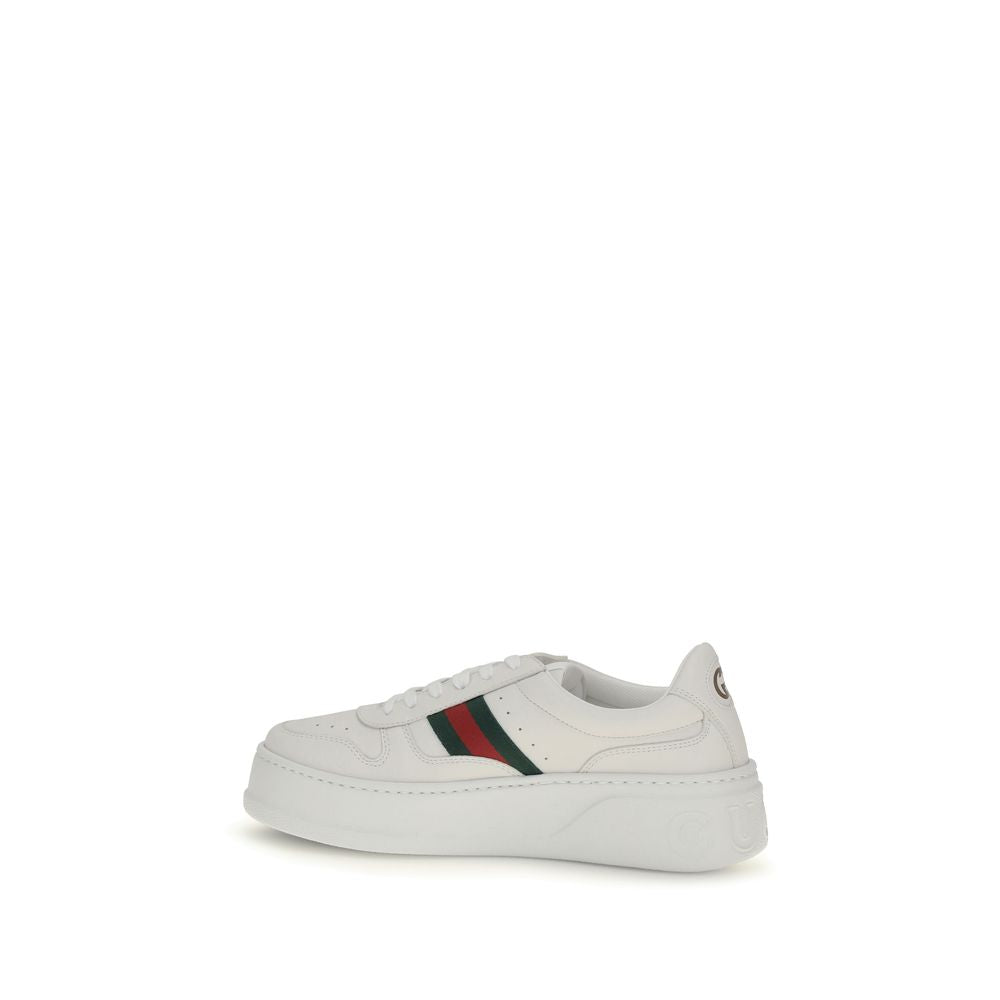 Weiße Kalbsleder Bos Taurus Chunky Sneaker