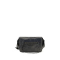 Schwarze Lammleder Schultertasche Ovis Aries Aries