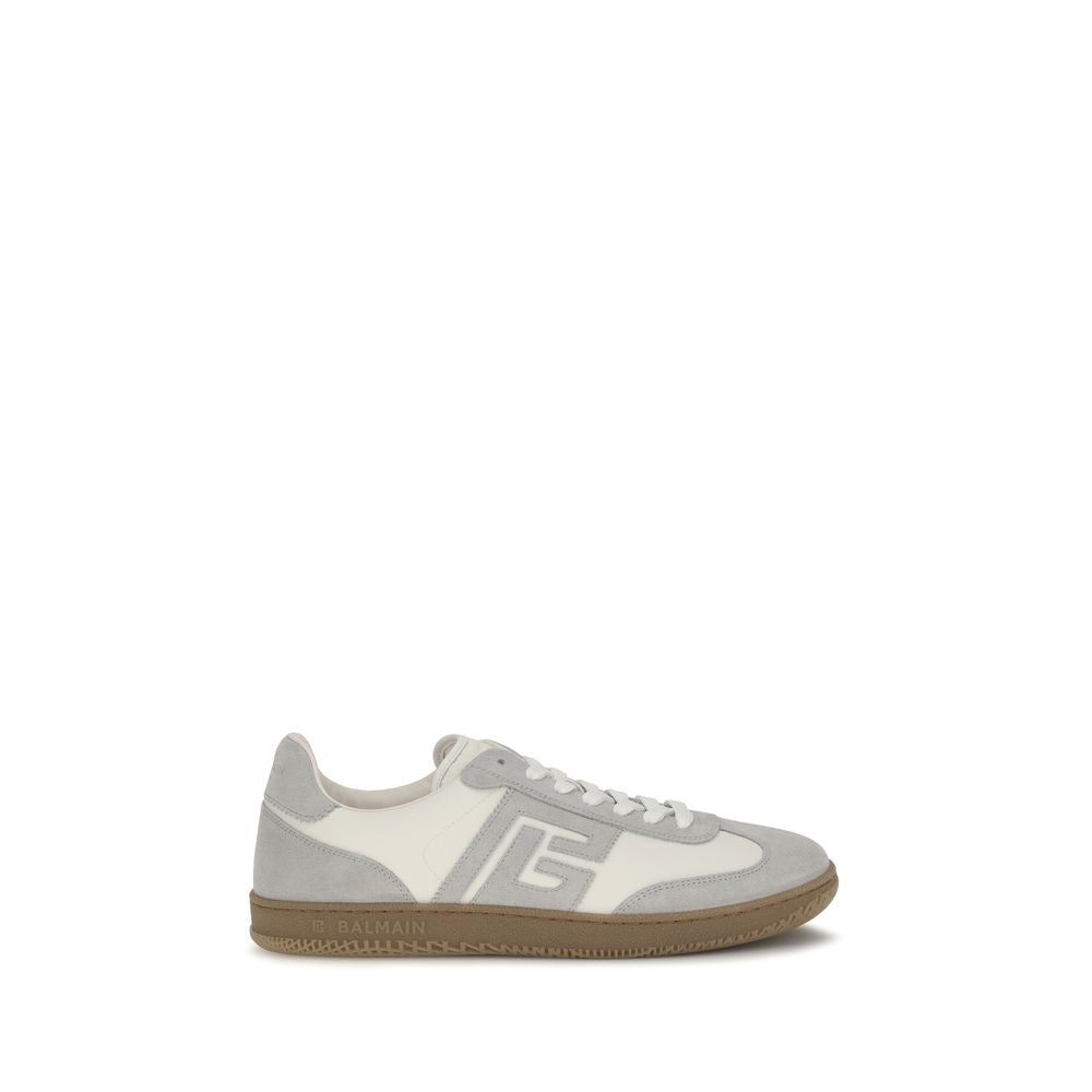 Weiße Kalbsleder Bos Taurus Athletic Sneaker