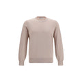 Beige Baumwoll-Sweatshirt