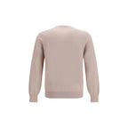 Beige Baumwoll-Sweatshirt