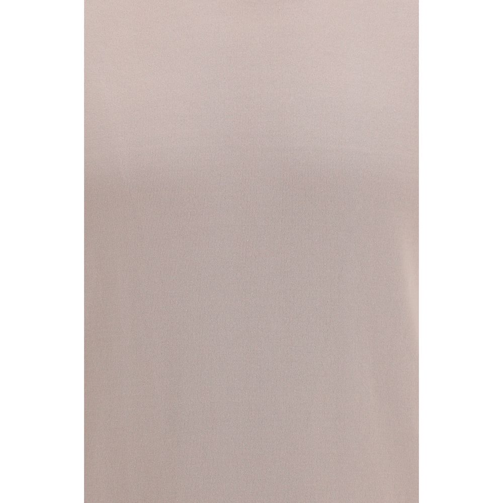 Beige Baumwoll-Sweatshirt