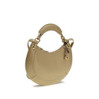 Beige Kalbsleder Bos Taurus Schultertasche