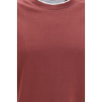 Bordeaux Baumwoll-T-Shirt