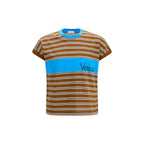 Braunes Baumwoll-T-Shirt