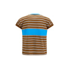 Braunes Baumwoll-T-Shirt
