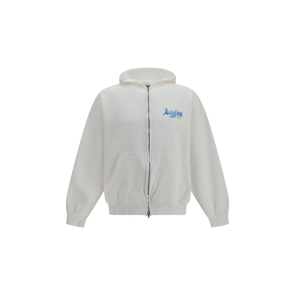 Weißes Baumwoll-Sweatshirt