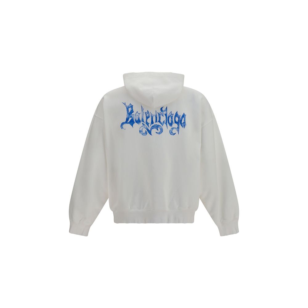 Weißes Baumwoll-Sweatshirt