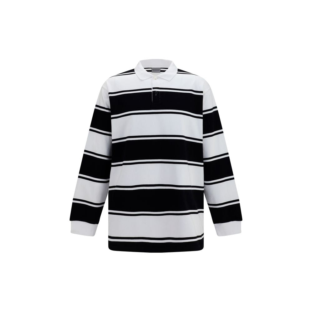 Weißes Poloshirt aus Baumwolle