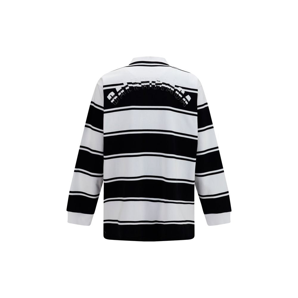 Weißes Poloshirt aus Baumwolle
