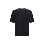 Schwarzes Baumwoll-T-Shirt