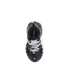 Schwarze Sneaker aus Polyester 800590WTRHK1594