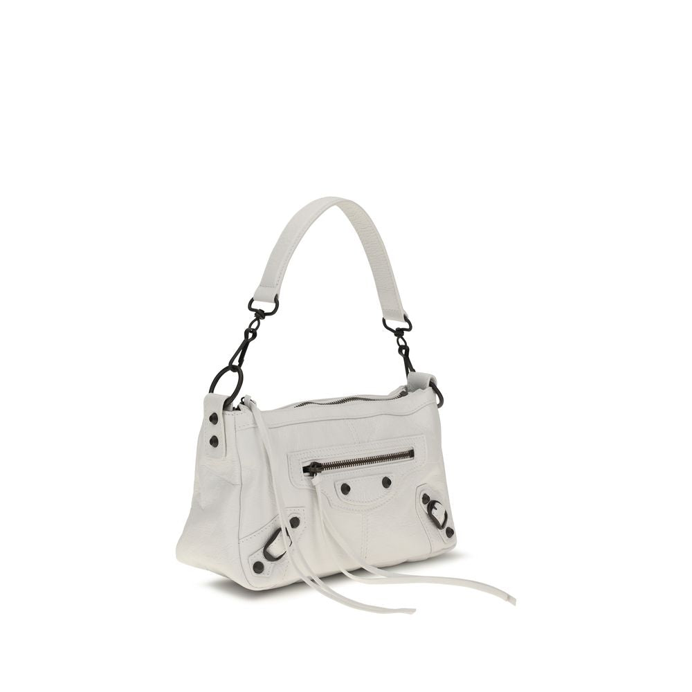 Weiße Kalbsleder Bos Taurus Handtasche