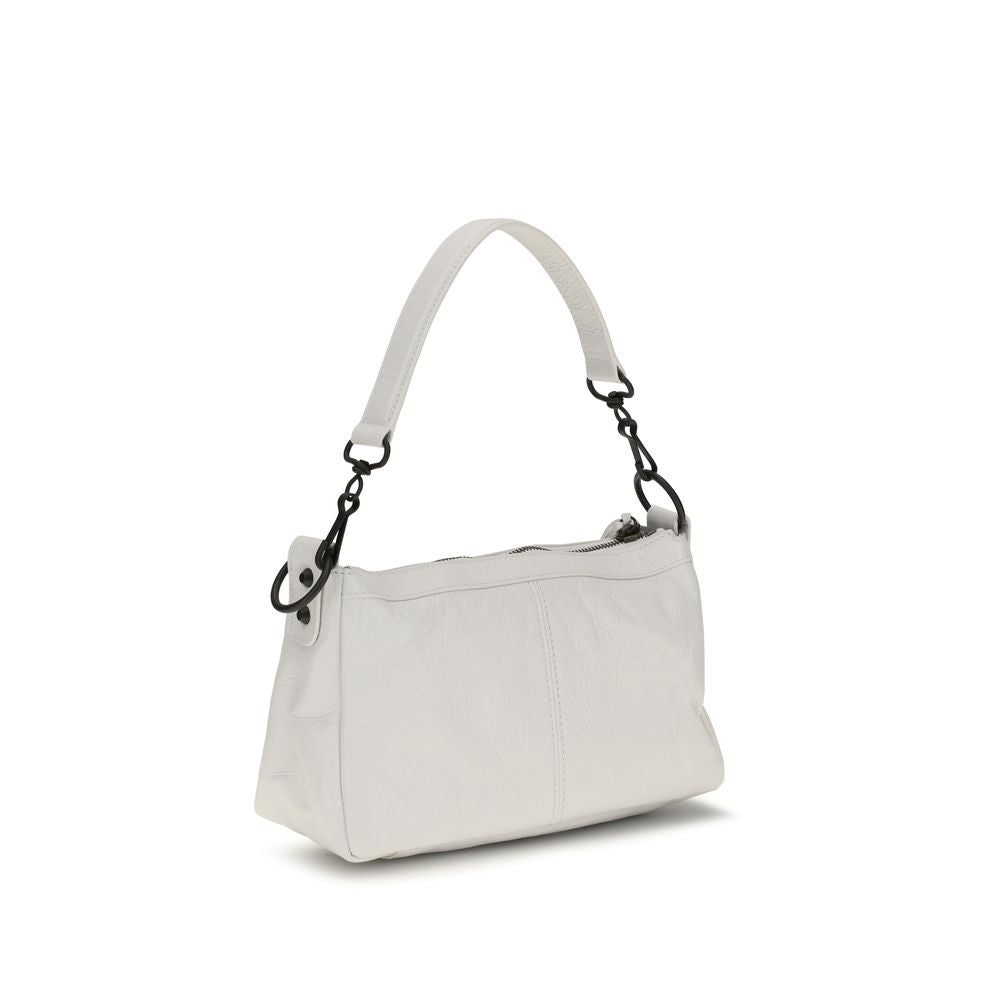 Weiße Kalbsleder Bos Taurus Handtasche