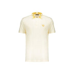 Bicolor Cotton Polo Shirt Versace