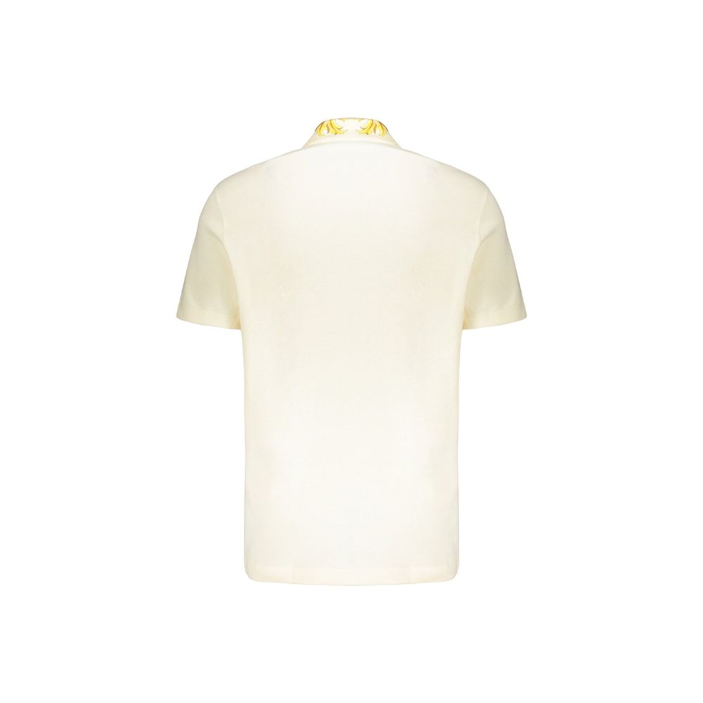 Bicolor Cotton Polo Shirt Versace