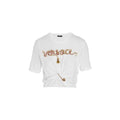 Weißes Baumwoll-T-Shirt
