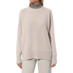 Beiger Kaschmirpullover
