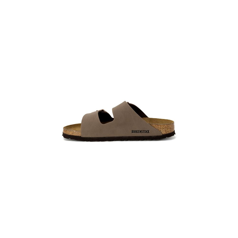 Braune Leder-Slipper Birkenstock