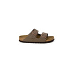 Braune Leder-Slipper Birkenstock