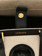 Beige Leinen-Tragetasche