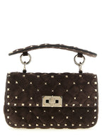 Braunes Kalbsleder Damen Crossbody Tasche