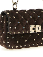 Braunes Kalbsleder Damen Crossbody Tasche