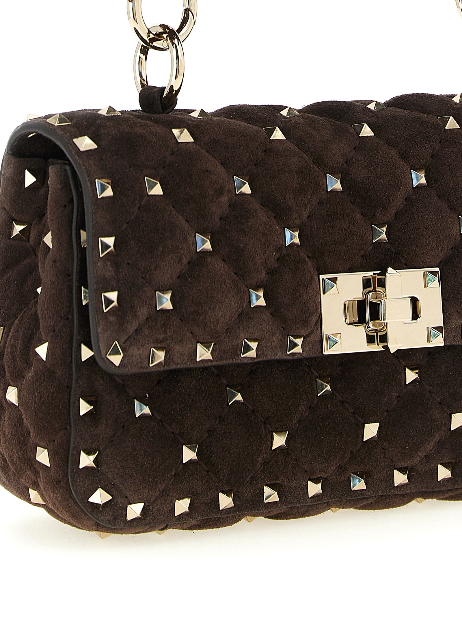Braunes Kalbsleder Damen Crossbody Tasche