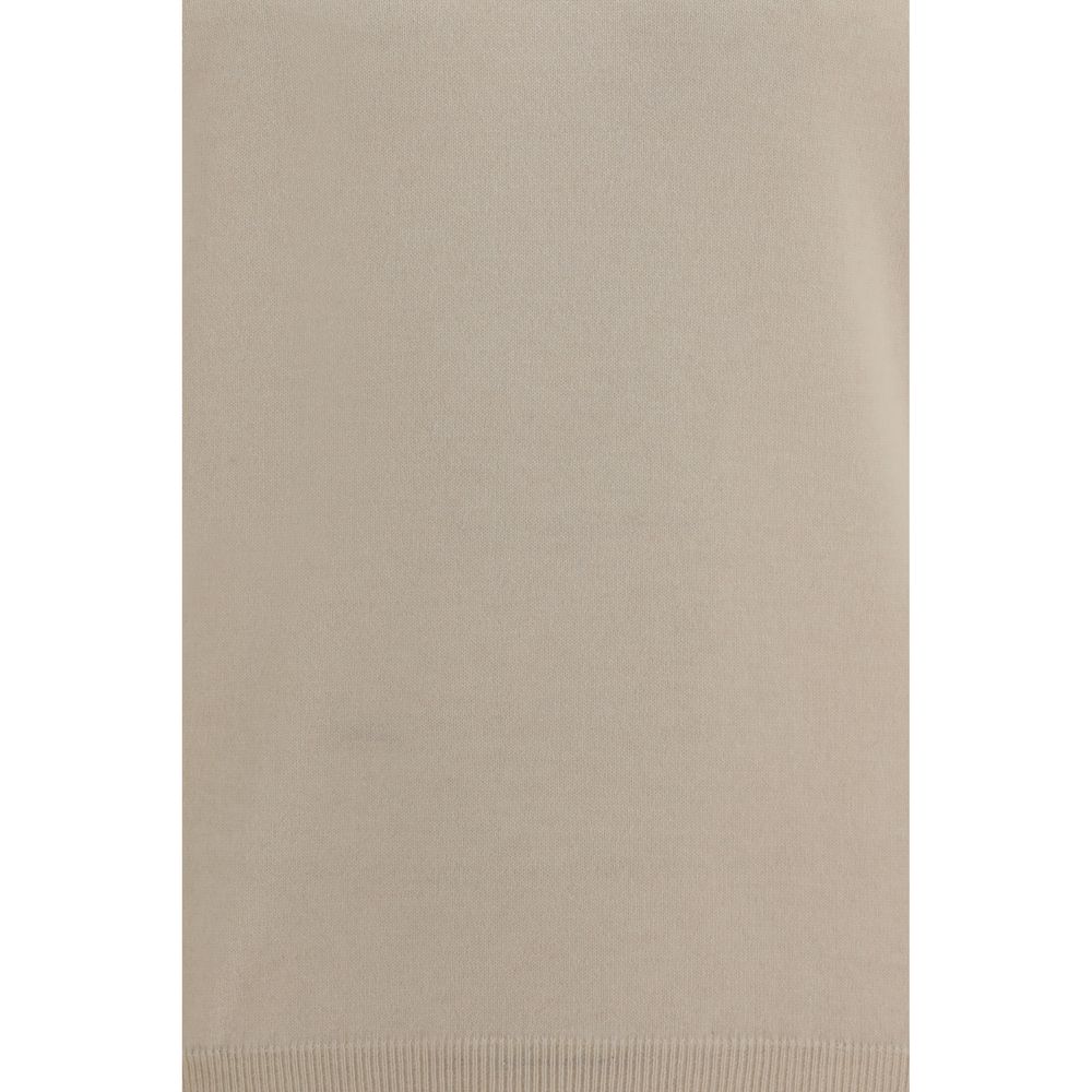 Beige Kaschmir-Rollkragenpullover