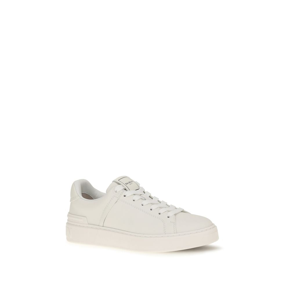 Weiße Kalbsleder Bos Taurus Athletic Sneaker