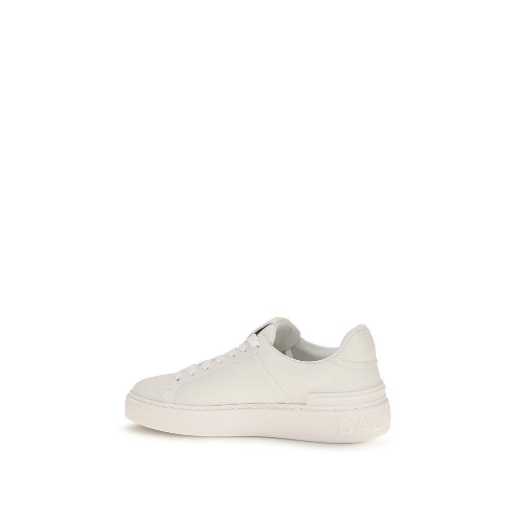 Weiße Kalbsleder Bos Taurus Athletic Sneaker