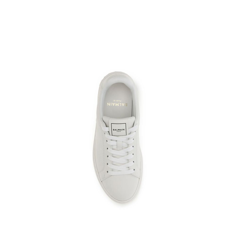 Weiße Kalbsleder Bos Taurus Athletic Sneaker