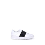 Weiße Low-Top-Sneaker aus Kalbsleder Bos Taurus