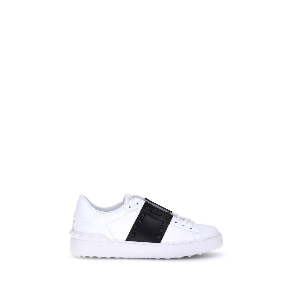 Weiße Low-Top-Sneaker aus Kalbsleder Bos Taurus
